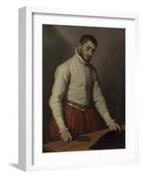 The Tailor (Il Tagliapann), C. 1565-Giovan Battista Moroni-Framed Giclee Print