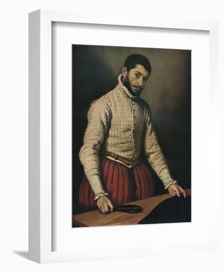 The Tailor (Il Tagliapanni), c1565, (1911)-Giovanni Battista Moroni-Framed Giclee Print