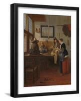 The Tailor’s Workshop, 1661-Quiringh Gerritsz. van Brekelenkam-Framed Giclee Print