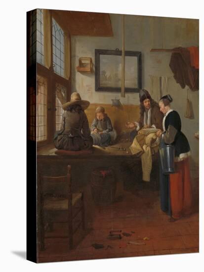 The Tailor’s Workshop, 1661-Quiringh Gerritsz. van Brekelenkam-Stretched Canvas