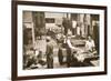 The Tailors' Shop, Alexandra Palace, Illustration from 'German Prisoners in Great Britain'-English Photographer-Framed Giclee Print