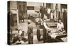 The Tailors' Shop, Alexandra Palace, Illustration from 'German Prisoners in Great Britain'-English Photographer-Stretched Canvas