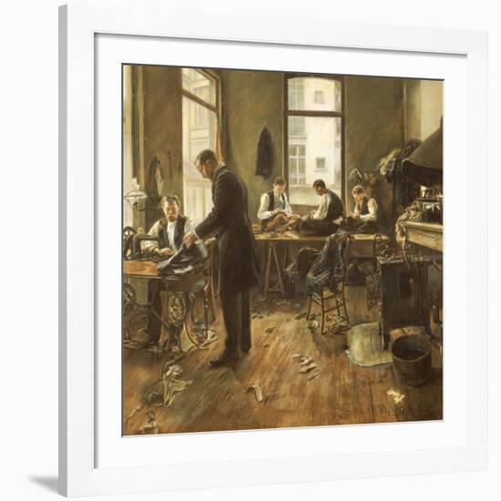 The Tailors-Leon Bartholomee-Framed Giclee Print