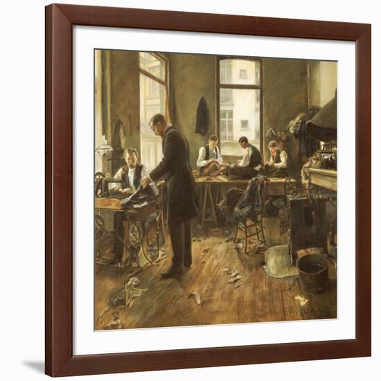 The Tailors-Leon Bartholomee-Framed Giclee Print