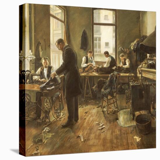 The Tailors-Leon Bartholomee-Stretched Canvas