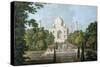 The Taj Mahal, Agra, from the Garden, Published 1801-Thomas & William Daniell-Stretched Canvas
