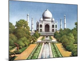 The Taj Mahal, Agra, India, Early 20th Century-null-Mounted Giclee Print