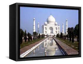 The Taj Mahal, Agra, India-Bill Bachmann-Framed Stretched Canvas