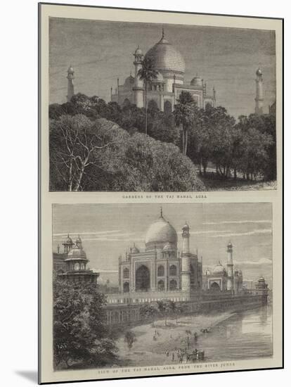The Taj Mahal, Agra-null-Mounted Giclee Print