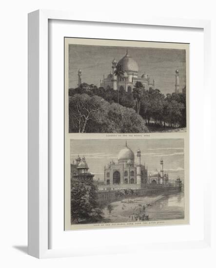 The Taj Mahal, Agra-null-Framed Giclee Print