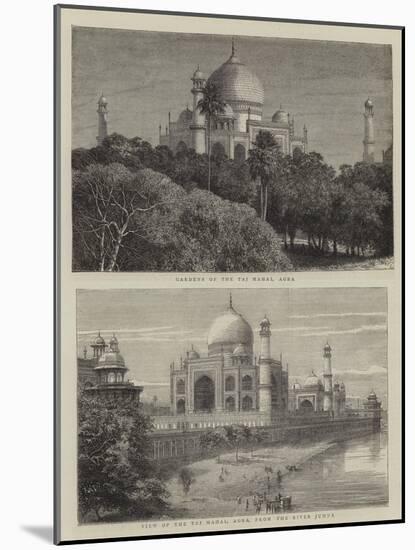 The Taj Mahal, Agra-null-Mounted Giclee Print