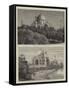 The Taj Mahal, Agra-null-Framed Stretched Canvas