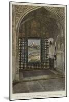 The Taj Mahal as Seen from a Window of Shah Jehan's Palace at Agra-Harry Hamilton Johnston-Mounted Giclee Print