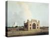 The Taj Mahal at Agra, from "Oriental Scenery: Twenty Four Views in Hindoostan", 1796-Thomas Daniell-Stretched Canvas