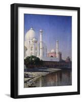The Taj Mahal at Agra-Vasili Vasilyevich Vereshchagin-Framed Giclee Print