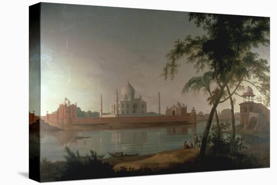 The Taj Mahal at Arga taken from across the River Jumna, c.1798-Thoma Daniell-Stretched Canvas