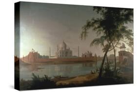 The Taj Mahal at Arga taken from across the River Jumna, c.1798-Thoma Daniell-Stretched Canvas