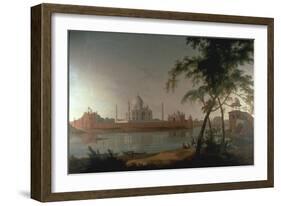 The Taj Mahal at Arga taken from across the River Jumna, c.1798-Thoma Daniell-Framed Giclee Print