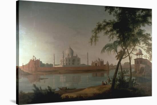 The Taj Mahal at Arga taken from across the River Jumna, c.1798-Thoma Daniell-Stretched Canvas