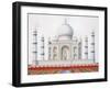 The Taj Mahal (Colour Litho)-German-Framed Giclee Print