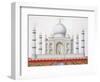 The Taj Mahal (Colour Litho)-German-Framed Giclee Print