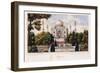 The Taj Mahal from the Garden, C.1840 (Pen and Grey Ink, W/C, Heightened with Touches of White,)-null-Framed Premium Giclee Print