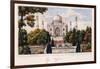The Taj Mahal from the Garden, C.1840 (Pen and Grey Ink, W/C, Heightened with Touches of White,)-null-Framed Giclee Print