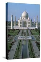 The Taj Mahal, from the Top of the Entrance Gate, Agra, India-null-Stretched Canvas