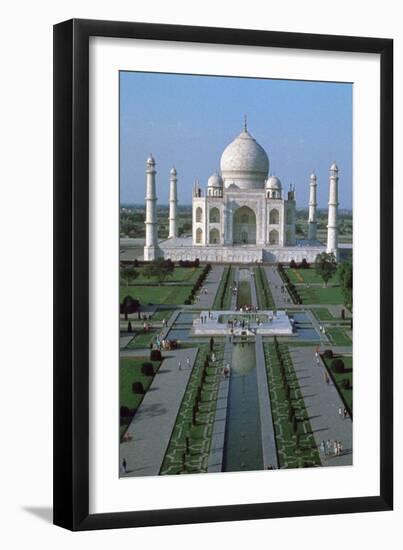 The Taj Mahal, from the Top of the Entrance Gate, Agra, India-null-Framed Giclee Print