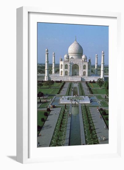 The Taj Mahal, from the Top of the Entrance Gate, Agra, India-null-Framed Giclee Print