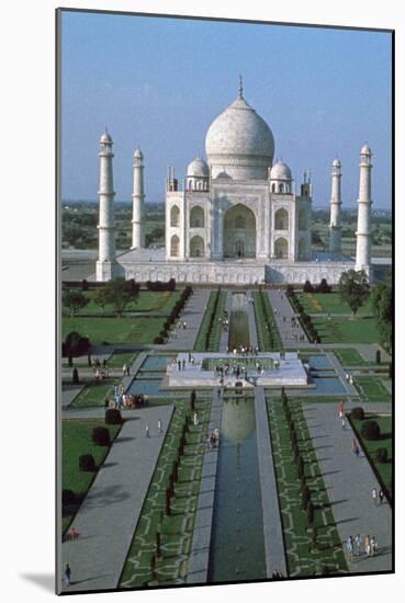The Taj Mahal, from the Top of the Entrance Gate, Agra, India-null-Mounted Giclee Print