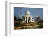 The Taj Mahal in Agra (India) Marble Mausoleum Built in 1632 - 1644-null-Framed Photo