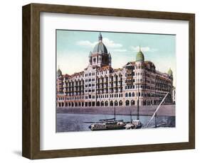 The Taj Mahal Palace Hotel, Bombay, India, Early 20th Century-null-Framed Giclee Print
