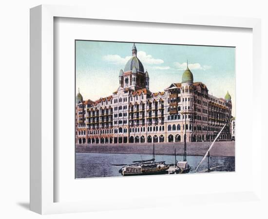 The Taj Mahal Palace Hotel, Bombay, India, Early 20th Century-null-Framed Giclee Print