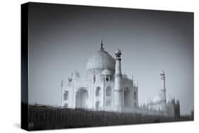 The Taj Mahal Reflected in the Yamuna River-Doug Pearson-Stretched Canvas