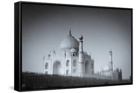 The Taj Mahal Reflected in the Yamuna River-Doug Pearson-Framed Stretched Canvas