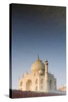 The Taj Mahal Reflected in the Yamuna River-Doug Pearson-Stretched Canvas