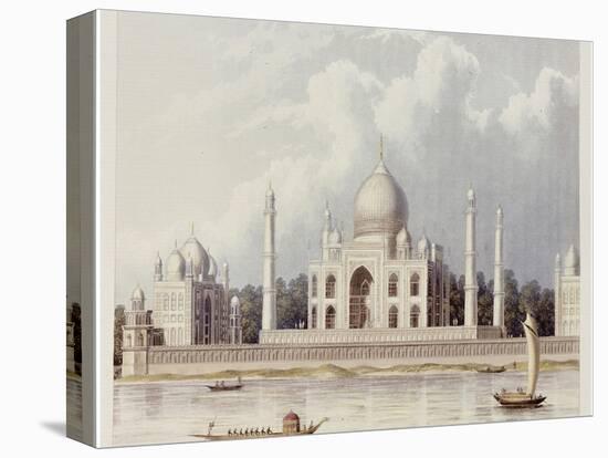 The Taj Mahal, Tomb of the Emperor Shah Jehan and His Queen, circa 1824-Charles Ramus Forrest-Stretched Canvas