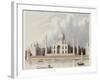 The Taj Mahal, Tomb of the Emperor Shah Jehan and His Queen, circa 1824-Charles Ramus Forrest-Framed Giclee Print