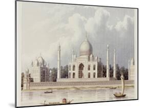 The Taj Mahal, Tomb of the Emperor Shah Jehan and His Queen, circa 1824-Charles Ramus Forrest-Mounted Giclee Print