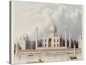 The Taj Mahal, Tomb of the Emperor Shah Jehan and His Queen, circa 1824-Charles Ramus Forrest-Stretched Canvas