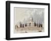 The Taj Mahal, Tomb of the Emperor Shah Jehan and His Queen, circa 1824-Charles Ramus Forrest-Framed Giclee Print
