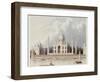 The Taj Mahal, Tomb of the Emperor Shah Jehan and His Queen, circa 1824-Charles Ramus Forrest-Framed Premium Giclee Print