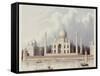 The Taj Mahal, Tomb of the Emperor Shah Jehan and His Queen, circa 1824-Charles Ramus Forrest-Framed Stretched Canvas