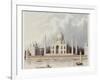 The Taj Mahal, Tomb of the Emperor Shah Jehan and His Queen, circa 1824-Charles Ramus Forrest-Framed Giclee Print