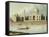 The Taj Mahal, Tomb of the Emperor Shah Jehan and His Queen-Charles Ramus Forrest-Framed Stretched Canvas