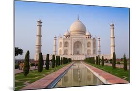 The Taj Mahal, UNESCO World Heritage Site, Agra, Uttar Pradesh, India, Asia-Gavin Hellier-Mounted Photographic Print