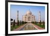 The Taj Mahal, UNESCO World Heritage Site, Agra, Uttar Pradesh, India, Asia-Gavin Hellier-Framed Photographic Print