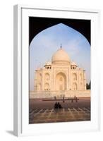 The Taj Mahal, UNESCO World Heritage Site, Agra, Uttar Pradesh, India, Asia-Gavin Hellier-Framed Photographic Print