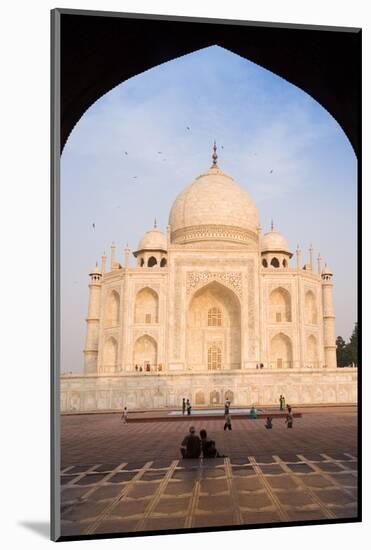 The Taj Mahal, UNESCO World Heritage Site, Agra, Uttar Pradesh, India, Asia-Gavin Hellier-Mounted Photographic Print